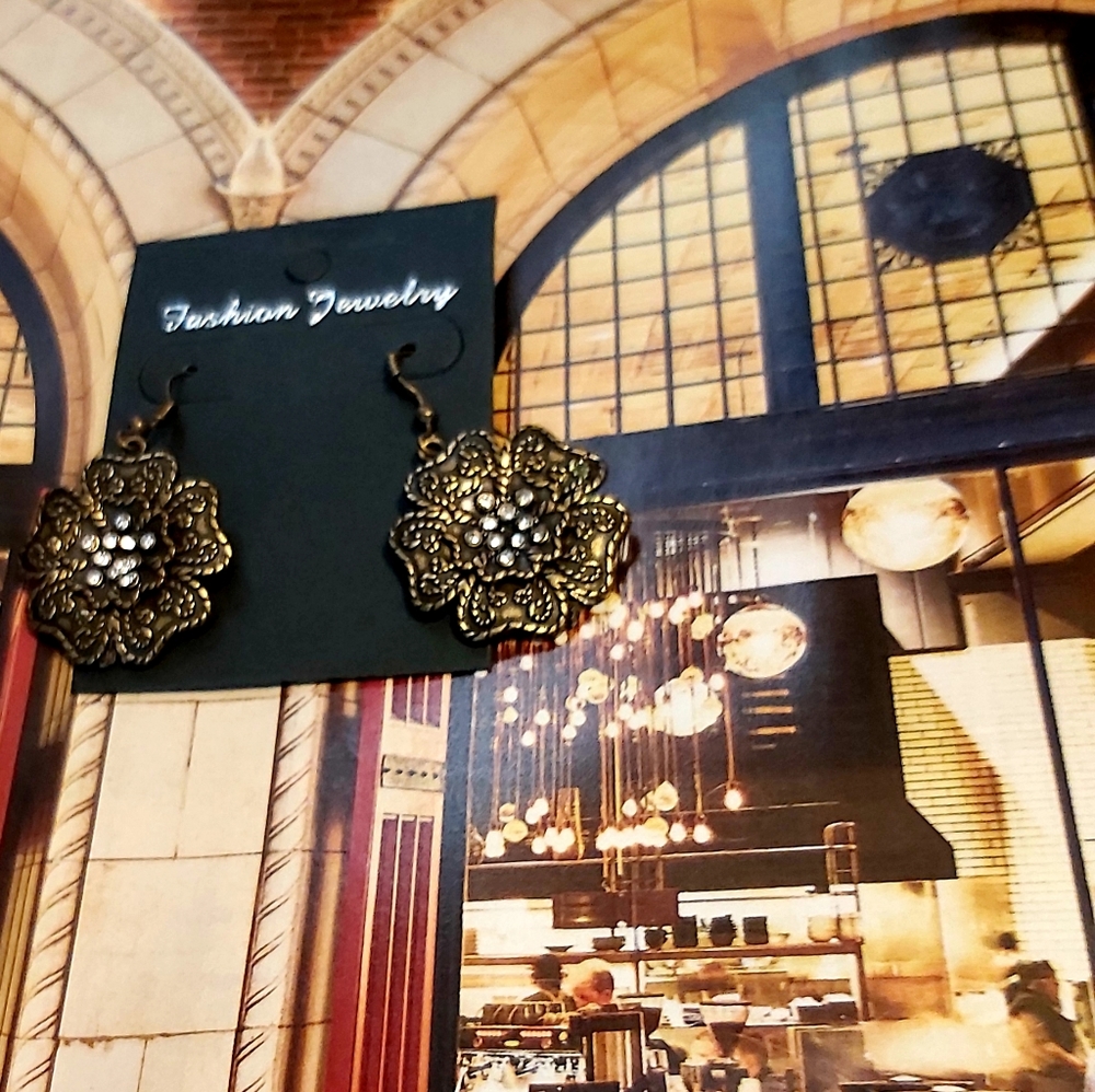 Antique Bohemian Lotus Earrings